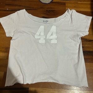 Brandy baby pink off the shoulder top